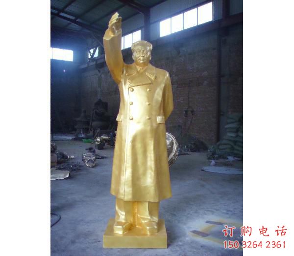 挥手主席像厂家 立式主席铜像生产制作 挥手主席像厂家 立式主席铜像生产制作