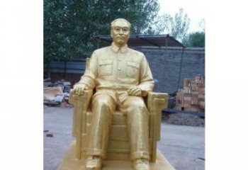 周恩来坐像厂家 铸铜周恩来雕像价格
