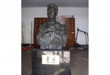 鲁迅半身像厂家 铸铜半身像价格