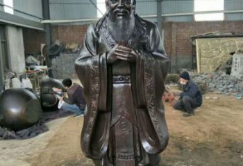 孔子铜像厂家 立式孔子铜像价格