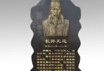 长孙无忌浮雕厂家 长孙无忌人物铜像