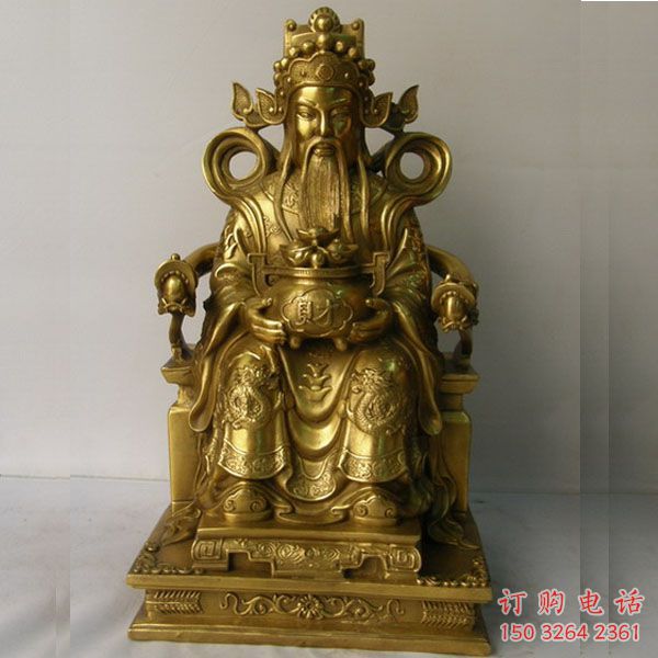 文财神佛像厂家 佛像文财神铜雕价格