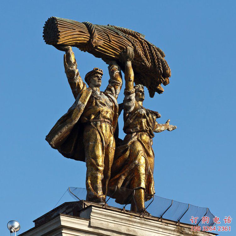 麦穗女神铜雕厂家 丰收主题铜雕工艺品 麦穗女神铜雕厂家 丰收主题铜雕工艺品