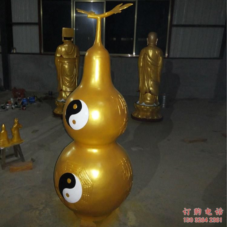 八卦铜葫芦雕塑厂家 铸铜葫芦雕塑 八卦铜葫芦雕塑厂家 铸铜葫芦雕塑