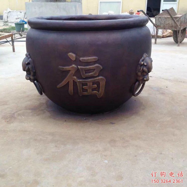 青铜缸雕塑厂家 青铜缸雕塑生产制作 青铜缸雕塑厂家 青铜缸雕塑生产制作