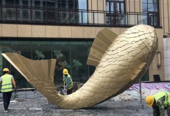 鲤鱼铜雕