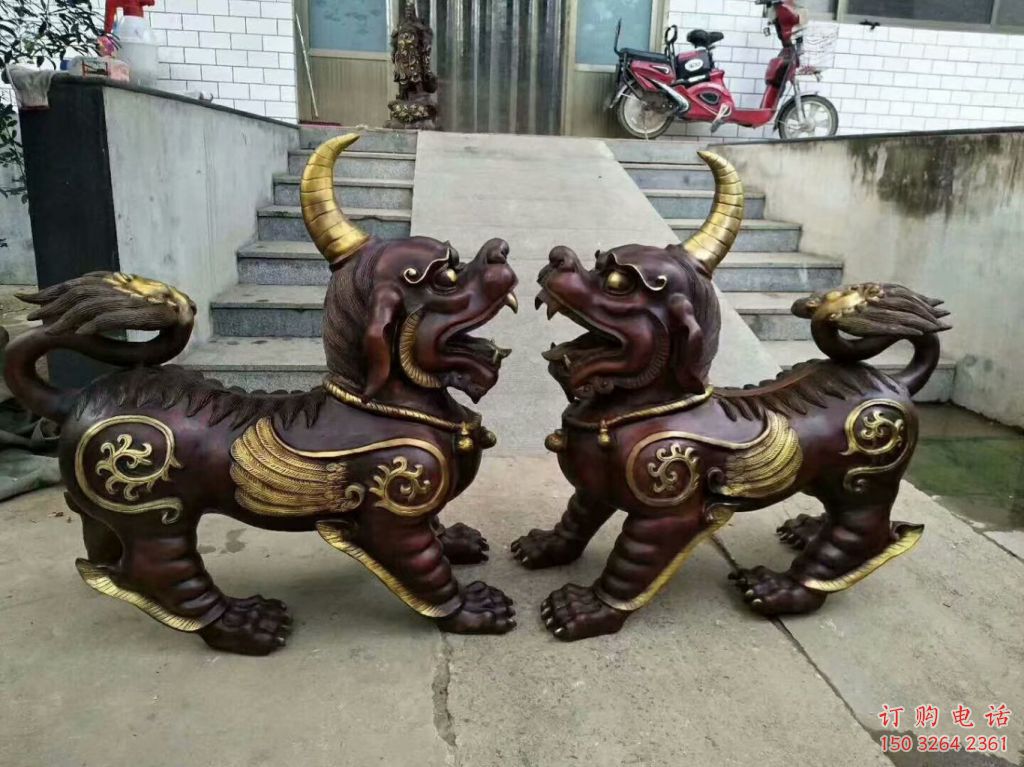 辟邪貔貅铜雕厂家 铸铜辟邪动物雕塑 辟邪貔貅铜雕厂家 铸铜辟邪动物雕塑