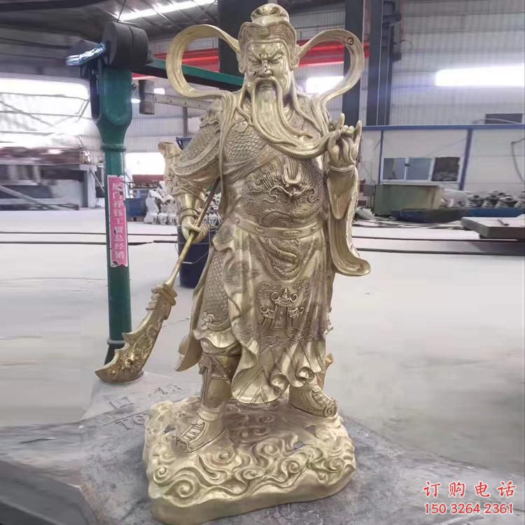 铸铜武圣雕塑 铸铜武圣雕塑