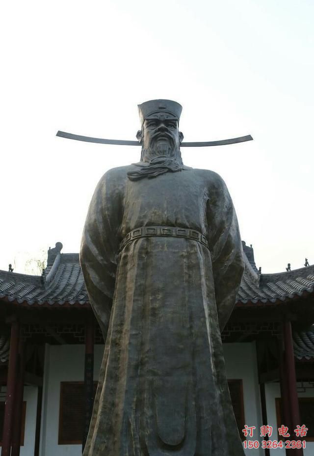 青铜包拯铜雕厂家 民俗铜像 广场包拯铜雕制作