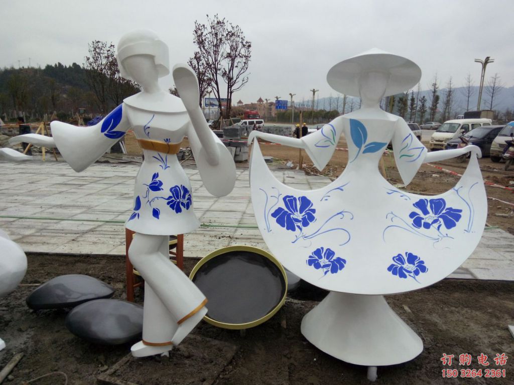 彩绘侍女铜像厂家 西方人铜像 公园侍女铜雕定做 彩绘侍女铜像厂家 西方人铜像 公园侍女铜雕定做