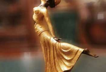 芭蕾舞美女铜雕厂家 彩绘音乐人铜像 现代人物铜雕制作