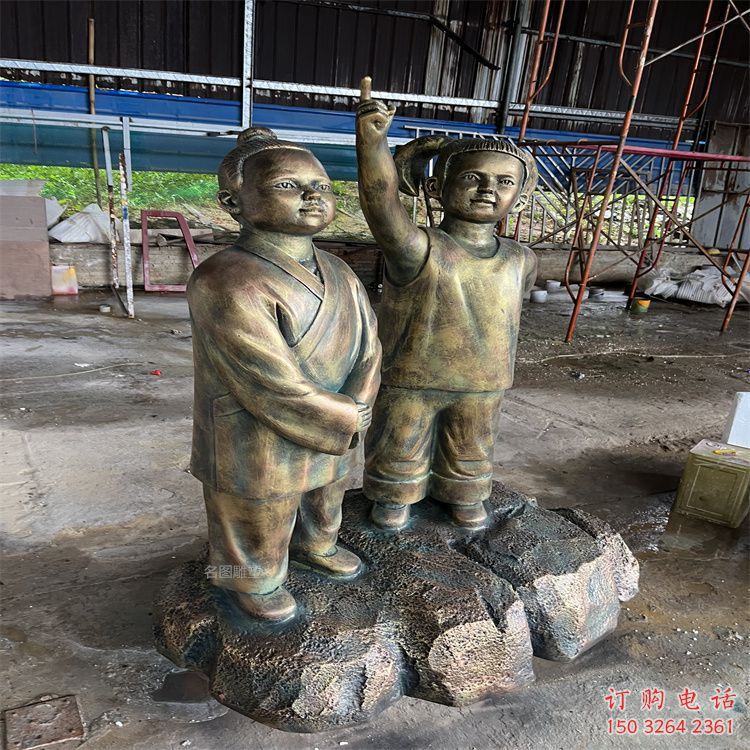 读书儿童铜雕厂家 校园人物肖像 看书儿童铜雕制作 读书儿童铜雕厂家 校园人物肖像 看书儿童铜雕制作