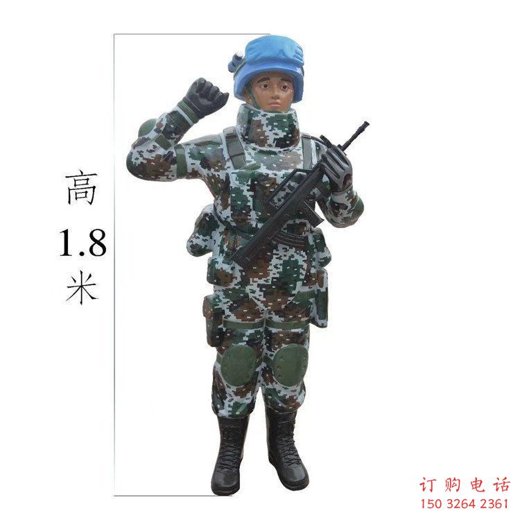 警察士兵人物铜雕生产制作厂家