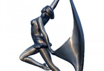 体操人物铜雕厂家 体育运动主题铜雕 园林公园铜雕