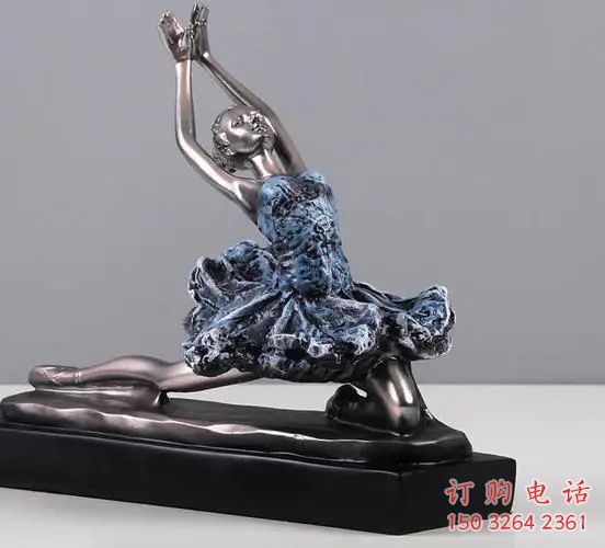别墅体操天使铜像厂家 现代体操人物肖像铜雕