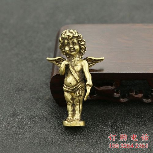 丘比特小孩铜像厂家 丘比特天使人物铜像制作