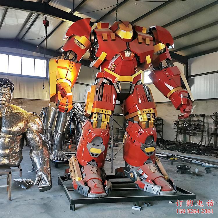 仿古机器人铜雕厂家 现代卡通铜人生产制作