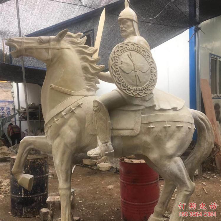 公园广场骑手人物铜像厂家 公园广场骑手人物铜像厂家
