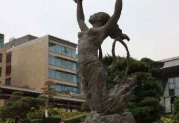 女娲补天人物铜像生产制作厂家