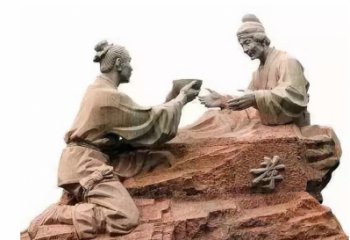 广场孝道人物铜雕厂家