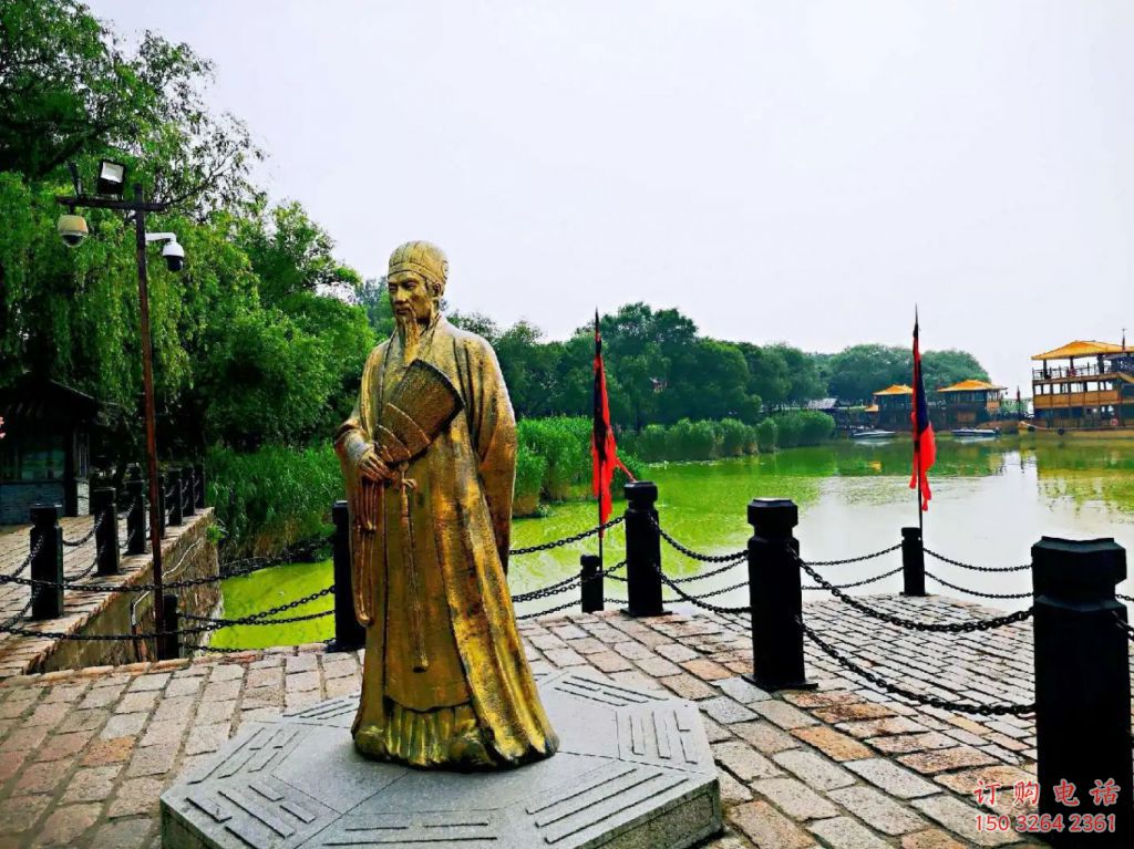 仿古三国人物肖像铜像厂家 仿古三国人物肖像铜像厂家