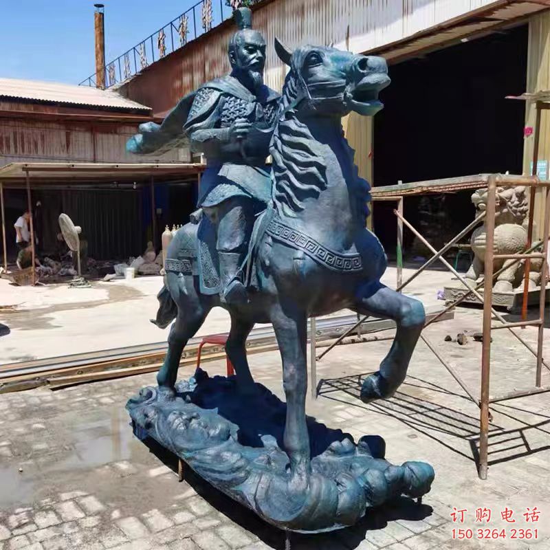 岳飞人物铜雕厂家 岳飞人物铜雕厂家