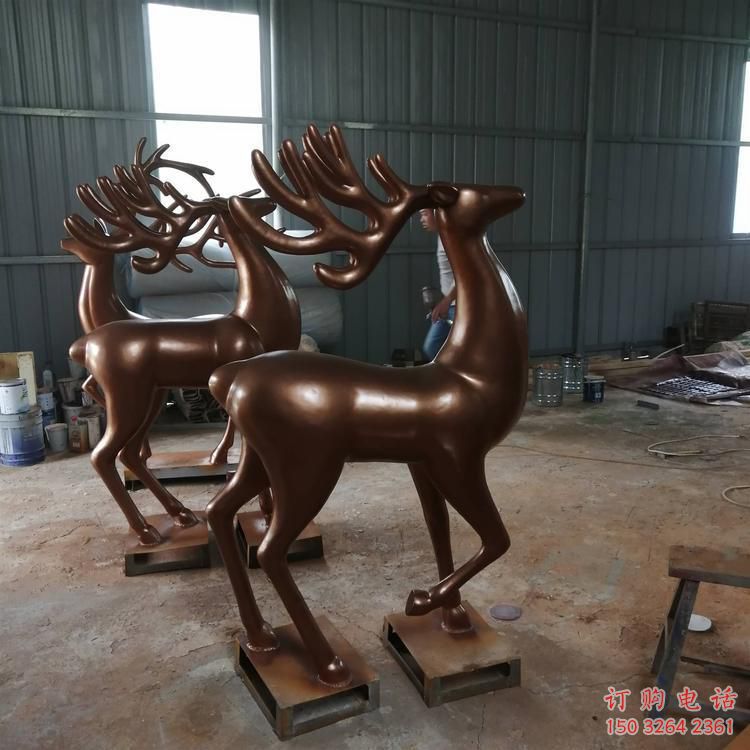 园林鹿铜雕厂家 青铜动物铜雕 园林鹿铜雕厂家 青铜动物铜雕