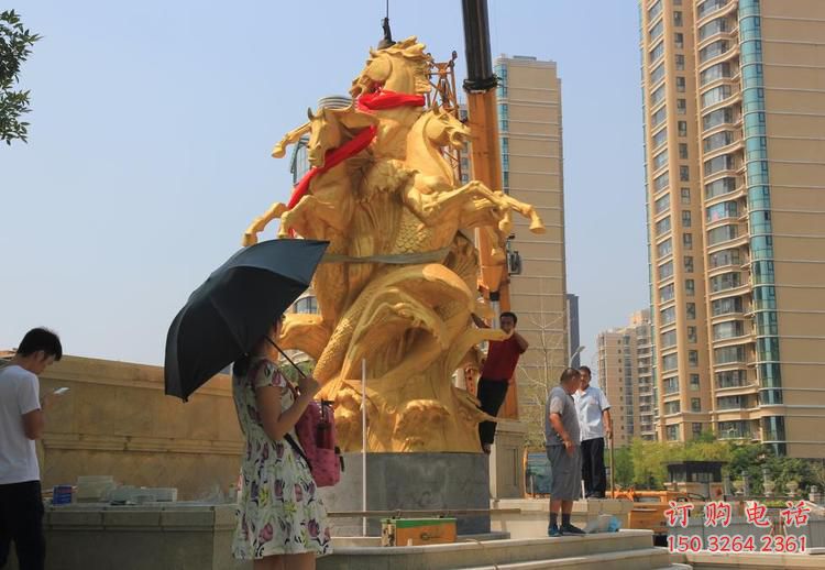 广场天马铜雕厂家 青铜动物铜雕 广场天马铜雕厂家 青铜动物铜雕