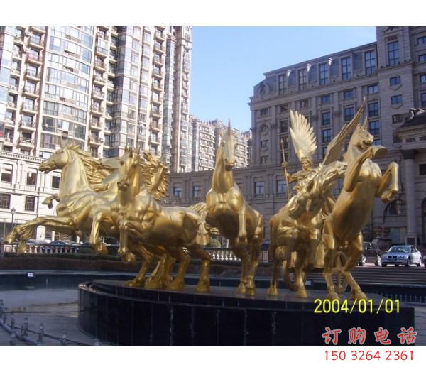 广场万马奔腾铜雕厂家 青铜动物铜雕 广场万马奔腾铜雕厂家 青铜动物铜雕