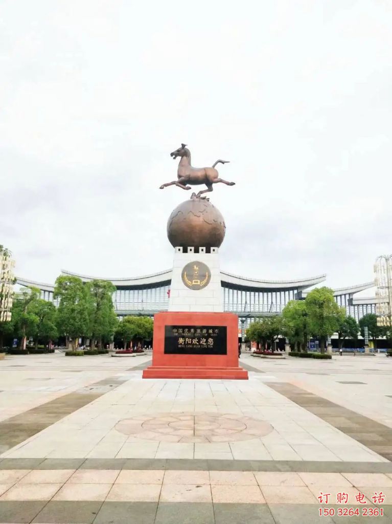 公园骏马铜雕厂家 街头动物铜雕