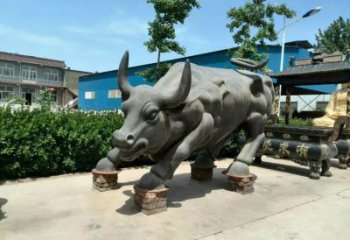 广场拓荒牛铜雕厂家 青铜动物铜雕