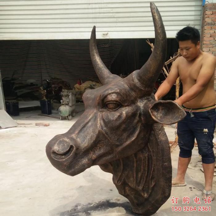 牛头铜雕厂家 抽象动物铜雕 牛头铜雕厂家 抽象动物铜雕