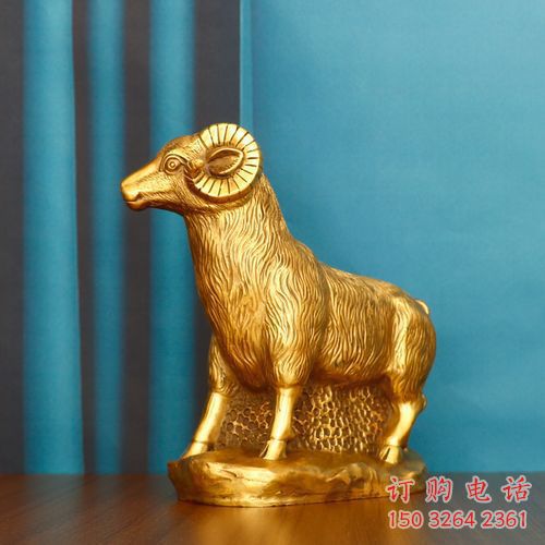 彩绘公羊铜雕厂家 仿古动物铜雕 彩绘公羊铜雕厂家 仿古动物铜雕
