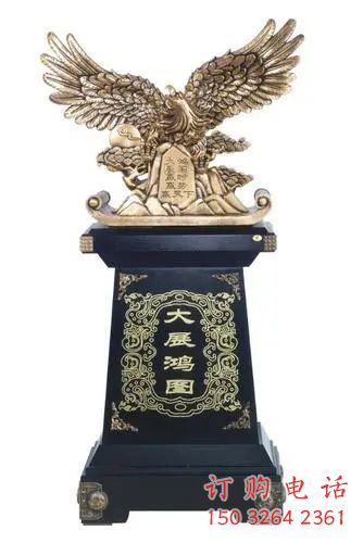 街头大展宏图铜雕厂家 城市动物铜雕 街头大展宏图铜雕厂家 城市动物铜雕