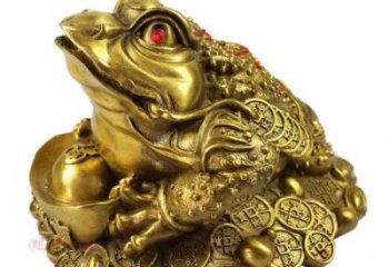 抽象金蟾铜雕厂家 办公室动物铜雕