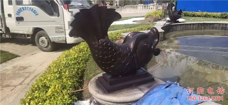 仿古金鱼铜雕厂家 彩绘动物铜雕 仿古金鱼铜雕厂家 彩绘动物铜雕