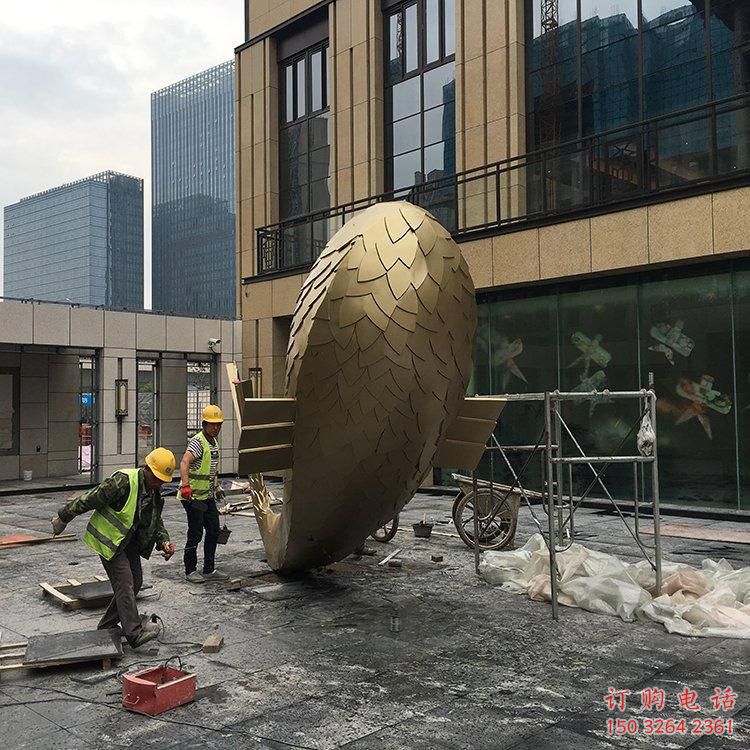 城市鲸鱼铜雕厂家 黄铜动物铜雕