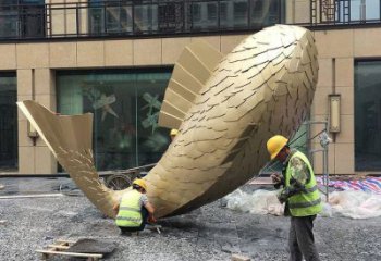 广场鲸鱼铜雕厂家 青铜动物铜雕