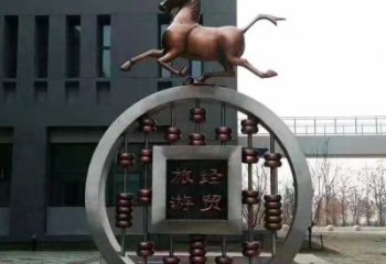 别墅飞燕铜雕厂家 公园动物铜雕