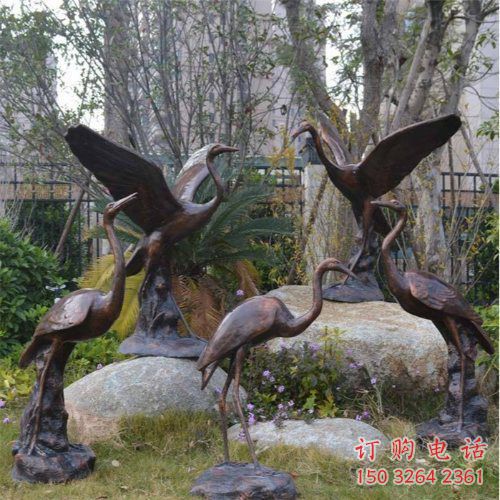 仿古鸵鸟铜雕厂家 彩绘动物铜雕 仿古鸵鸟铜雕厂家 彩绘动物铜雕