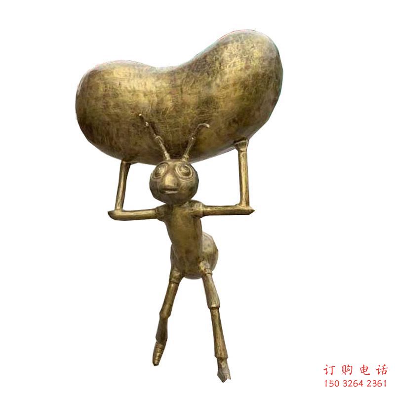 黄铜蚂蚁铜雕厂家 仿古动物铜雕