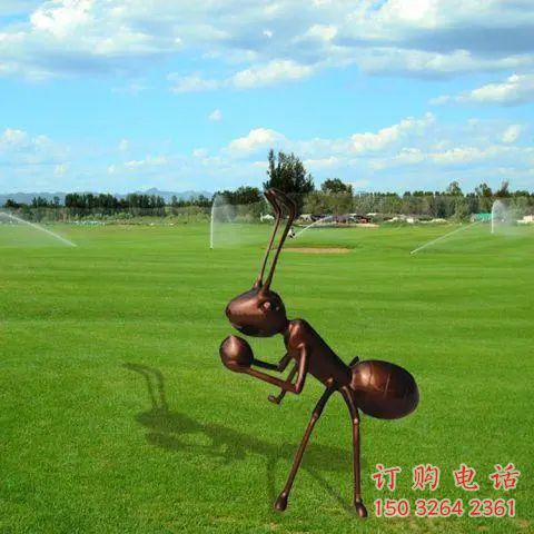 广场蚂蚁铜雕厂家 青铜动物铜雕