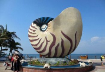 公园海螺铜雕厂家 街头动物铜雕