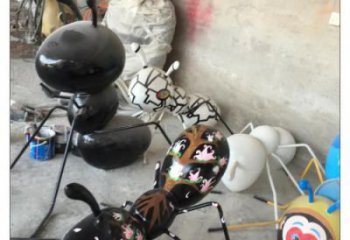 园林蚂蚁铜雕厂家 青铜动物铜雕