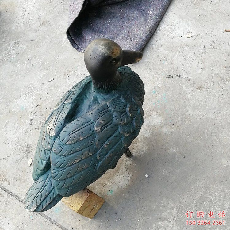 公园鸭子铜雕厂家 街头动物铜雕 公园鸭子铜雕厂家 街头动物铜雕