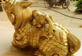 广场独角兽铜雕厂家 青铜动物铜雕