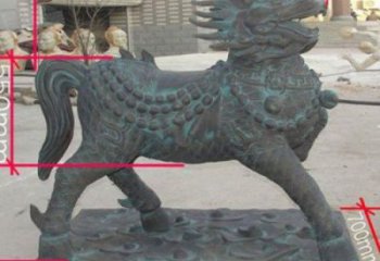 广场独角兽铜雕 青铜动物铜雕厂