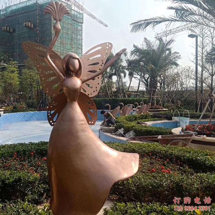 黄铜蝴蝶铜雕厂家 仿古动物铜雕