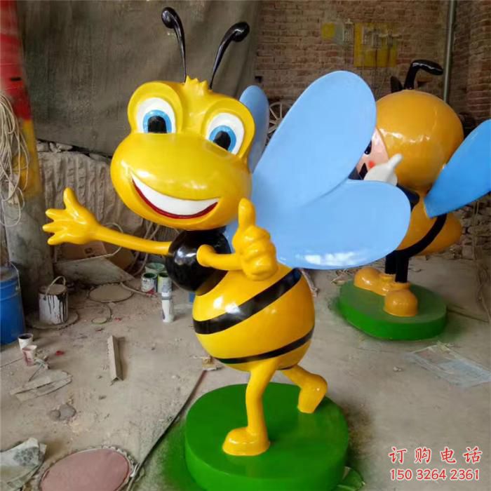青铜蜜蜂铜雕厂家 公园动物铜雕