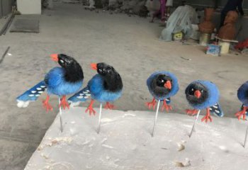 广场飞鸟铜雕厂家 青铜动物铜雕